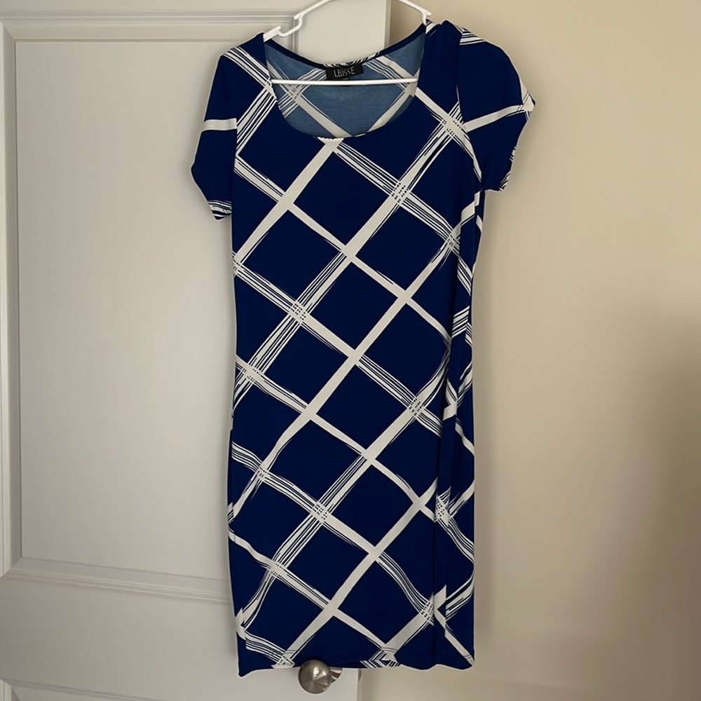 LBisse blue and white size L dress